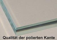 ESG-Glas mit polierter Kante